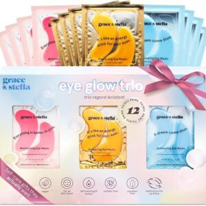 Grace & Stella Award Winning Under Eye Patches (12 pairs)