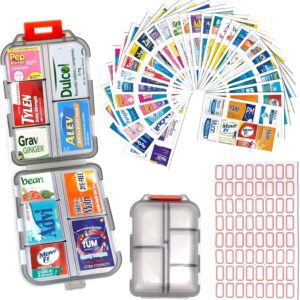 Pocket Pharmacy with Medicine Labels (comes empty)