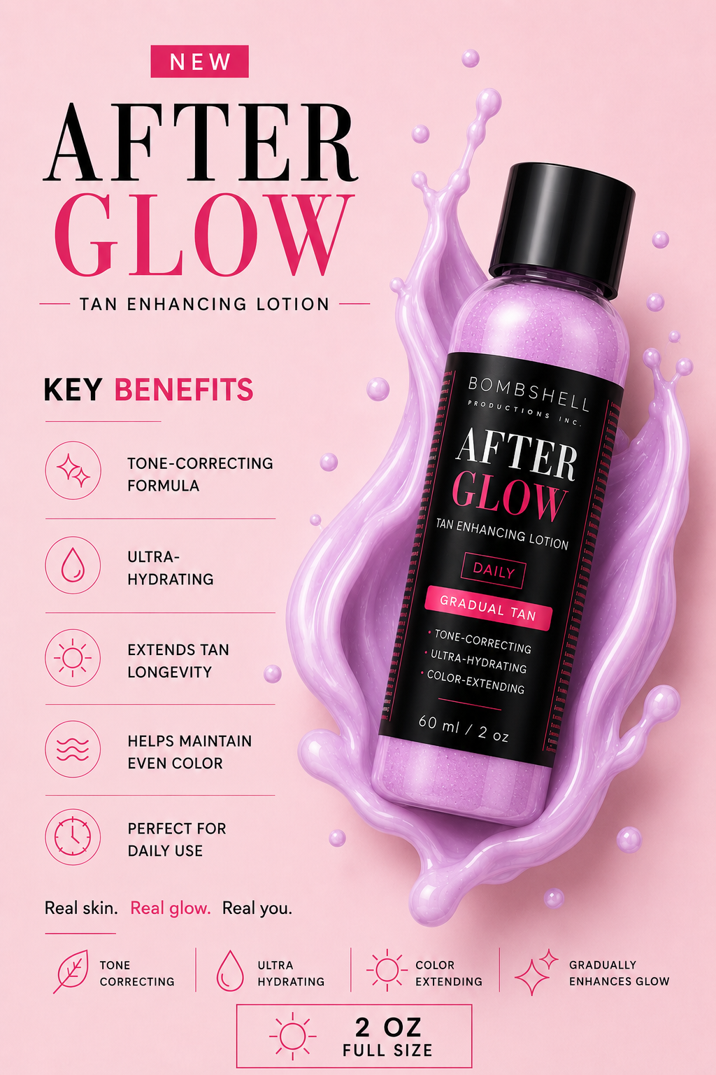 After Glow Tanning Enhancing Lotion (2oz) - Image 2